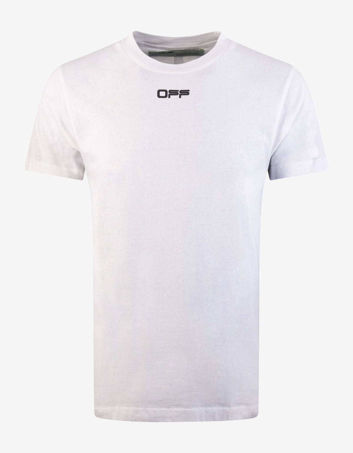 Off-White White Airport Tape Arrows Print T-Shirt