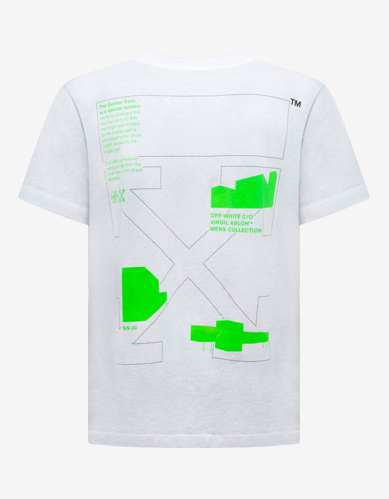 Off-White White Arch Shapes Print Oversized T-Shirt