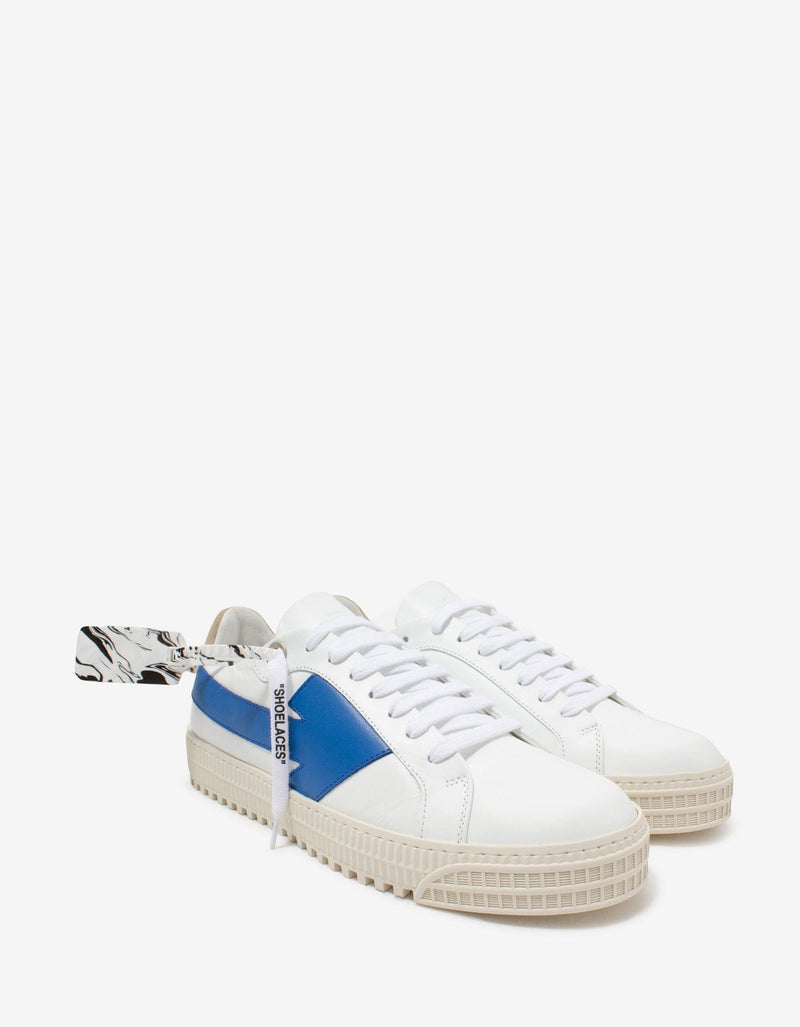 Off-White White & Blue Arrow Trainers