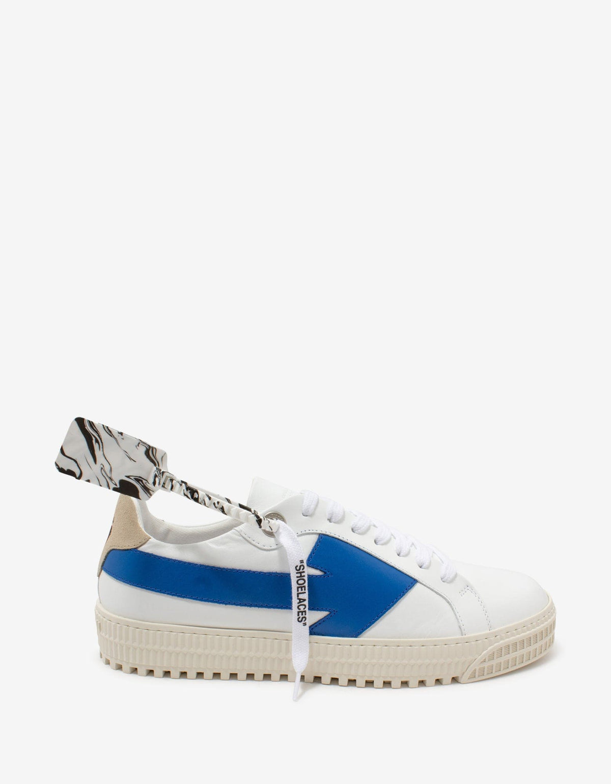 Off-White White & Blue Arrow Trainers