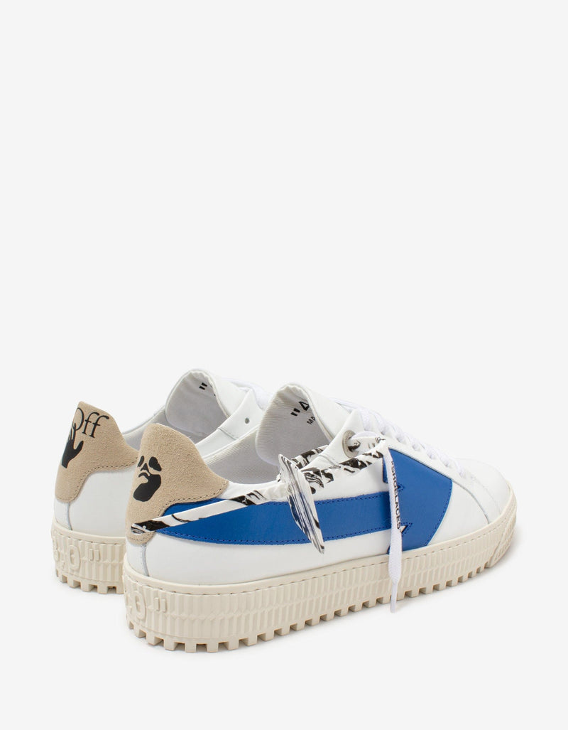 Off-White White & Blue Arrow Trainers