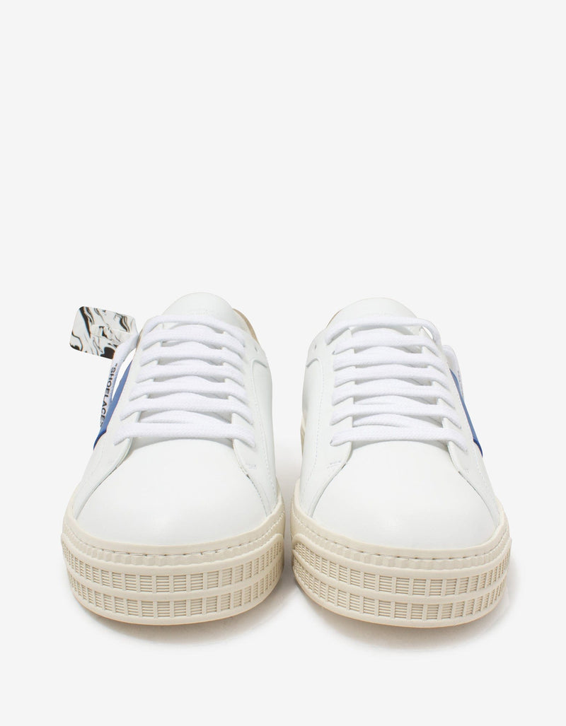 Off-White White & Blue Arrow Trainers