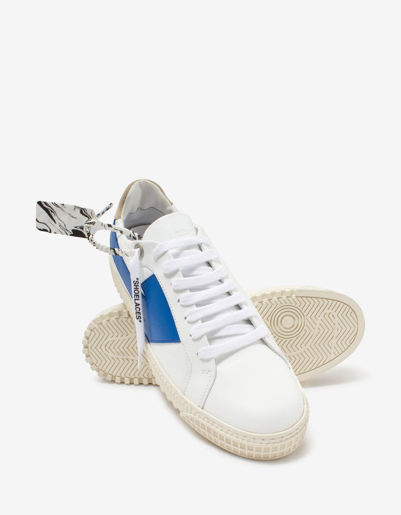 Off-White White & Blue Arrow Trainers