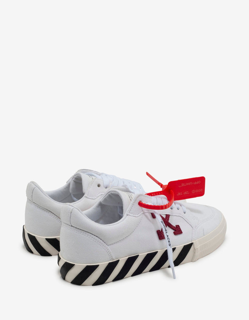 Off-White White & Violet Low Vulcanized Trainers