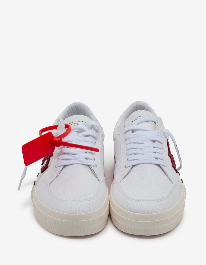 Off-White White & Violet Low Vulcanized Trainers