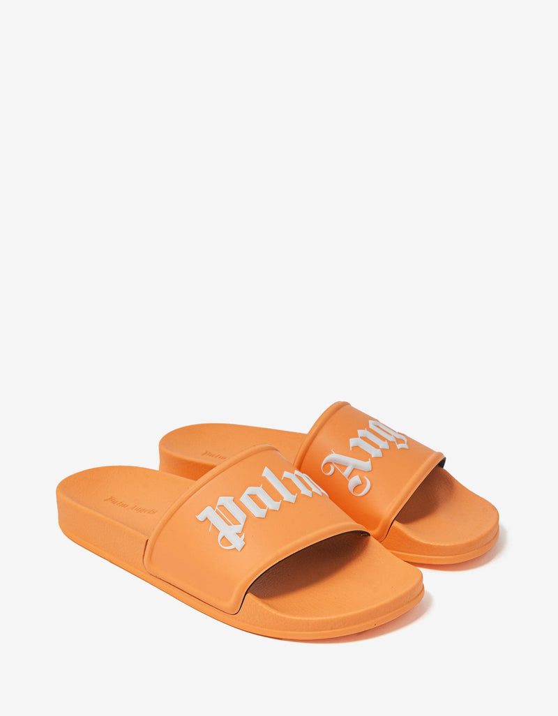 Orange Logo Pool Sliders