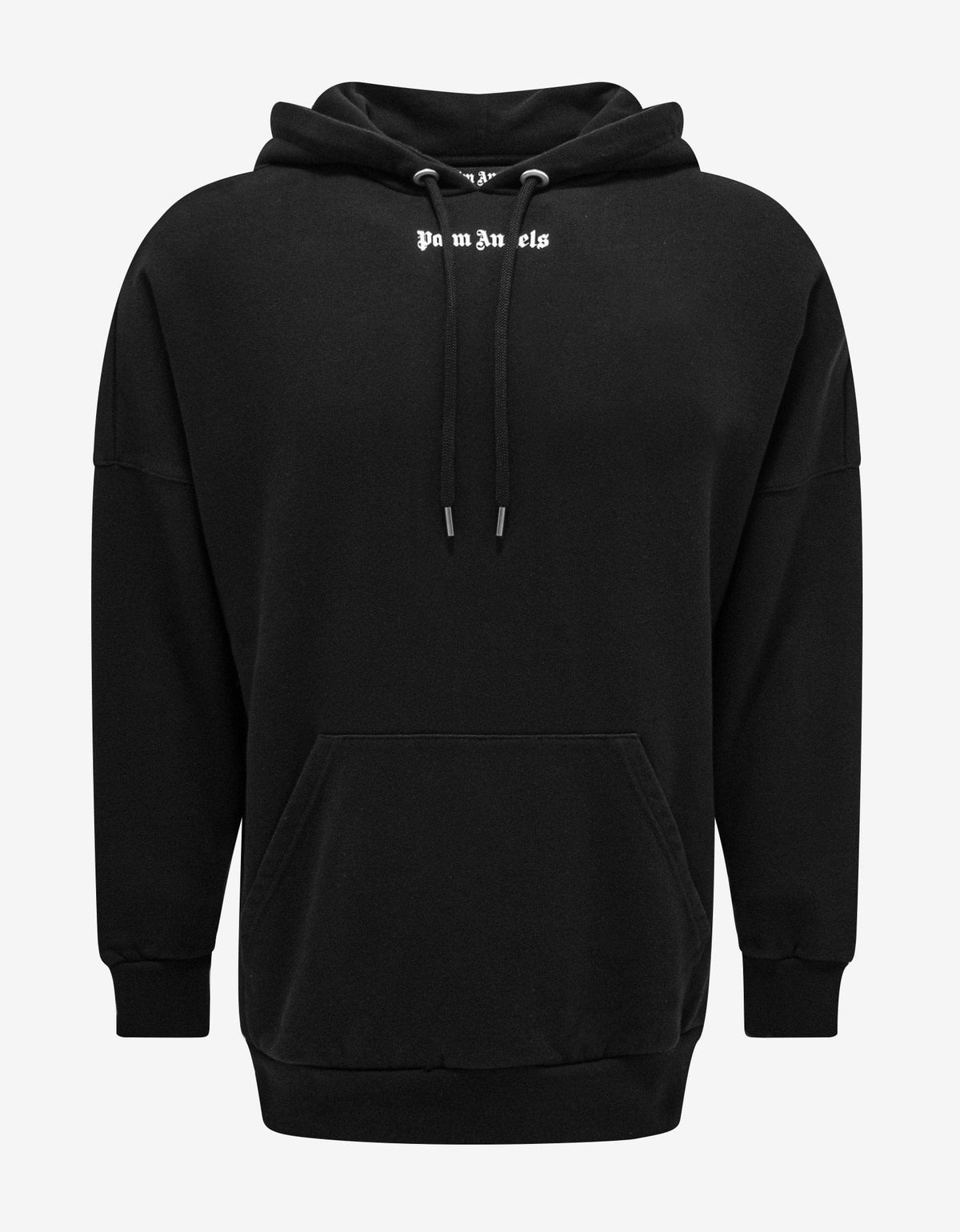 Palm Angels Black Classic Logo Oversized Hoodie