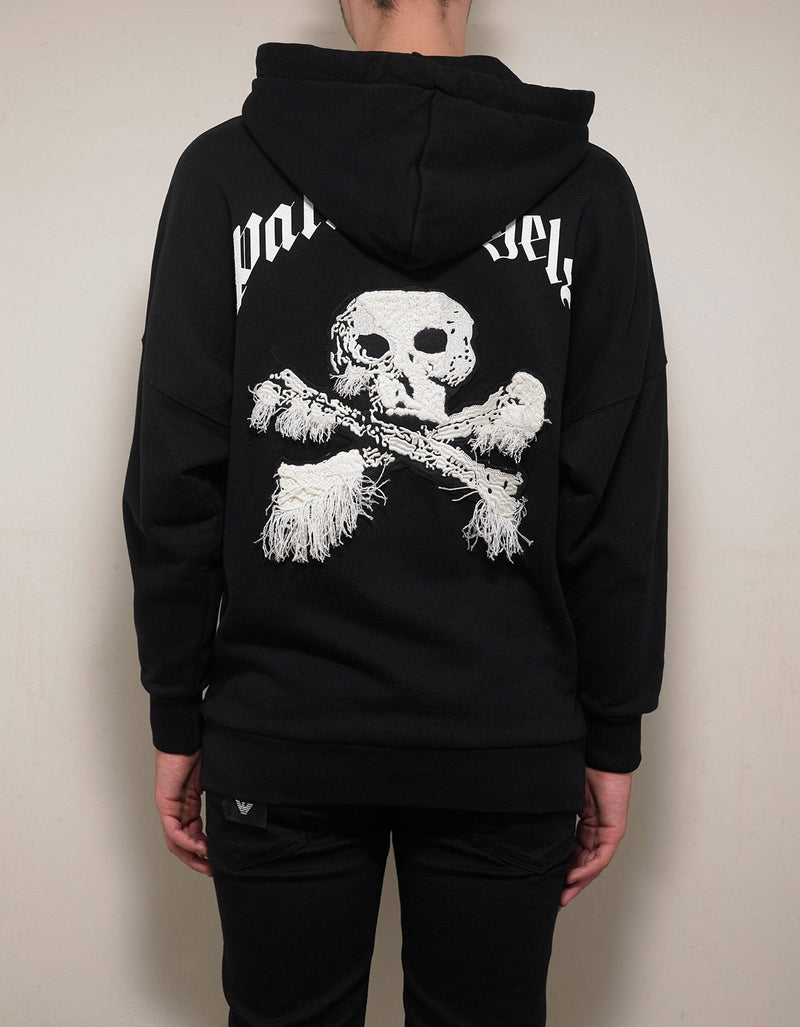 Palm Angels Black New Skull Hoodie