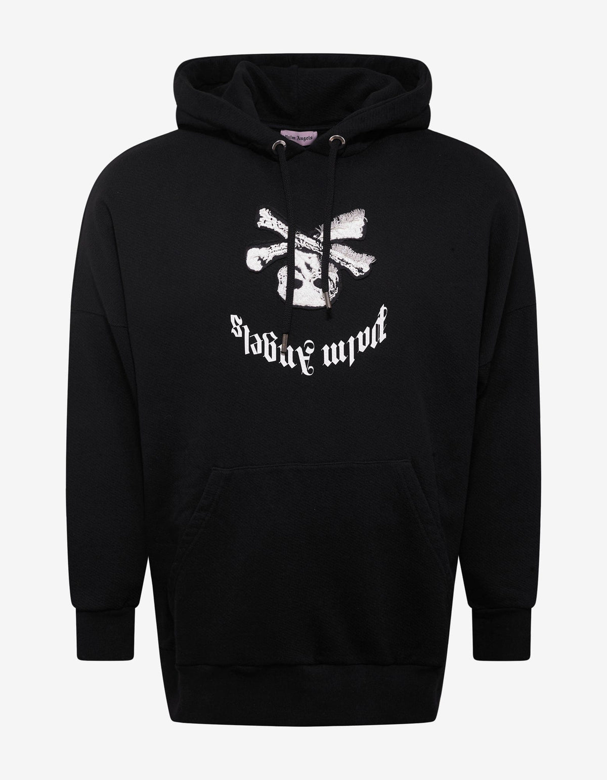 Palm Angels Black New Skull Hoodie