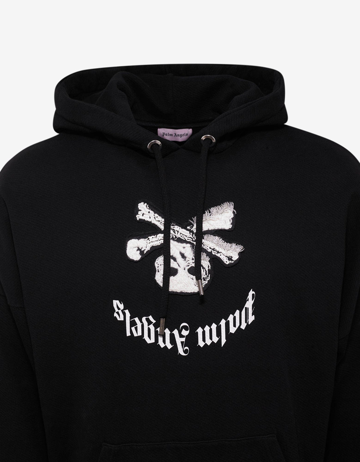 Palm Angels Black New Skull Hoodie