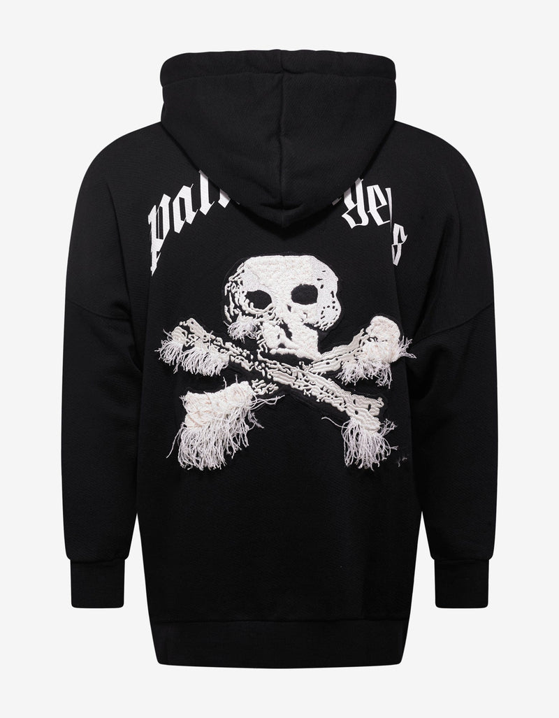 Palm Angels Black New Skull Hoodie