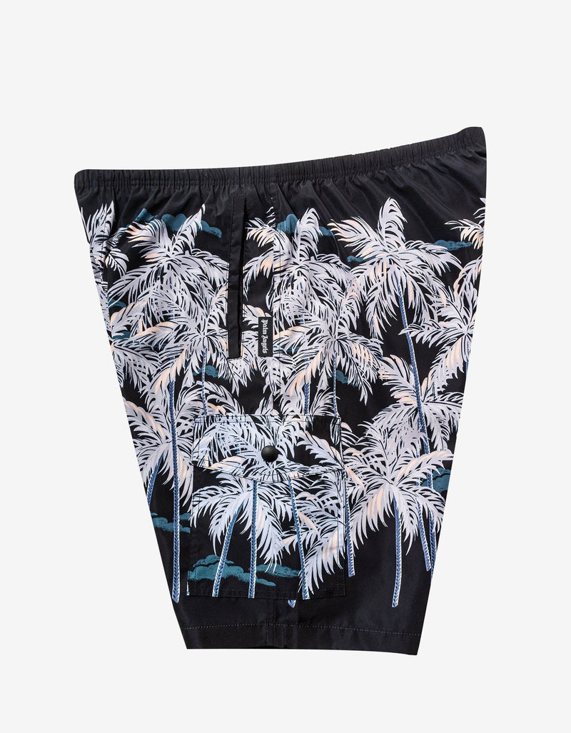 Palm Angels Black Palms Swim Shorts