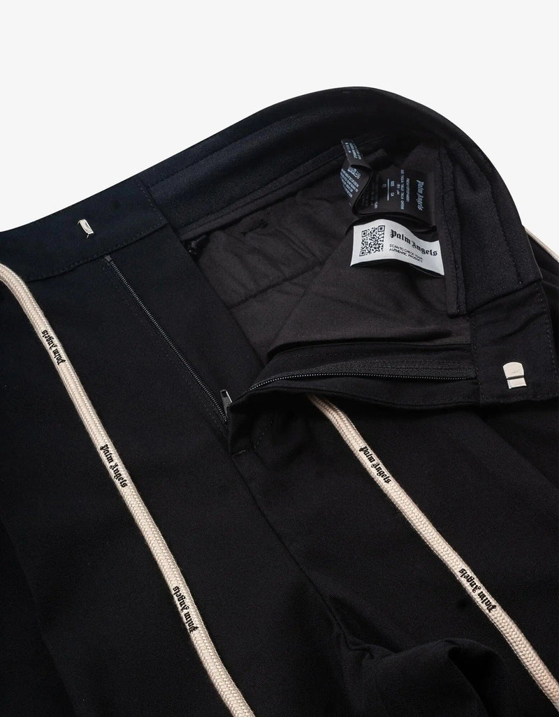 Palm Angels Black Track Belt Pants