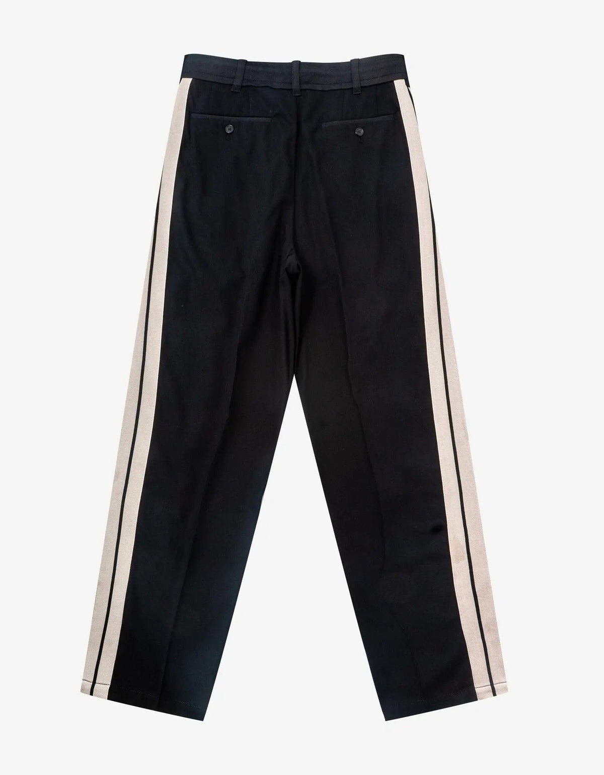 Palm Angels Black Track Belt Pants