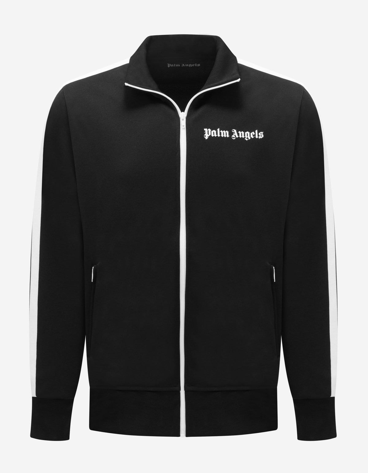 Palm Angels Black Tracksuit with Stripes