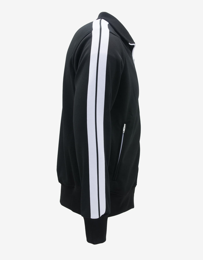 Palm Angels Black Tracksuit with Stripes