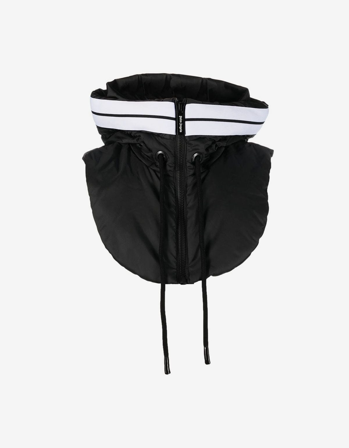 Palm Angels Black Venice Hooded Neckwarmer