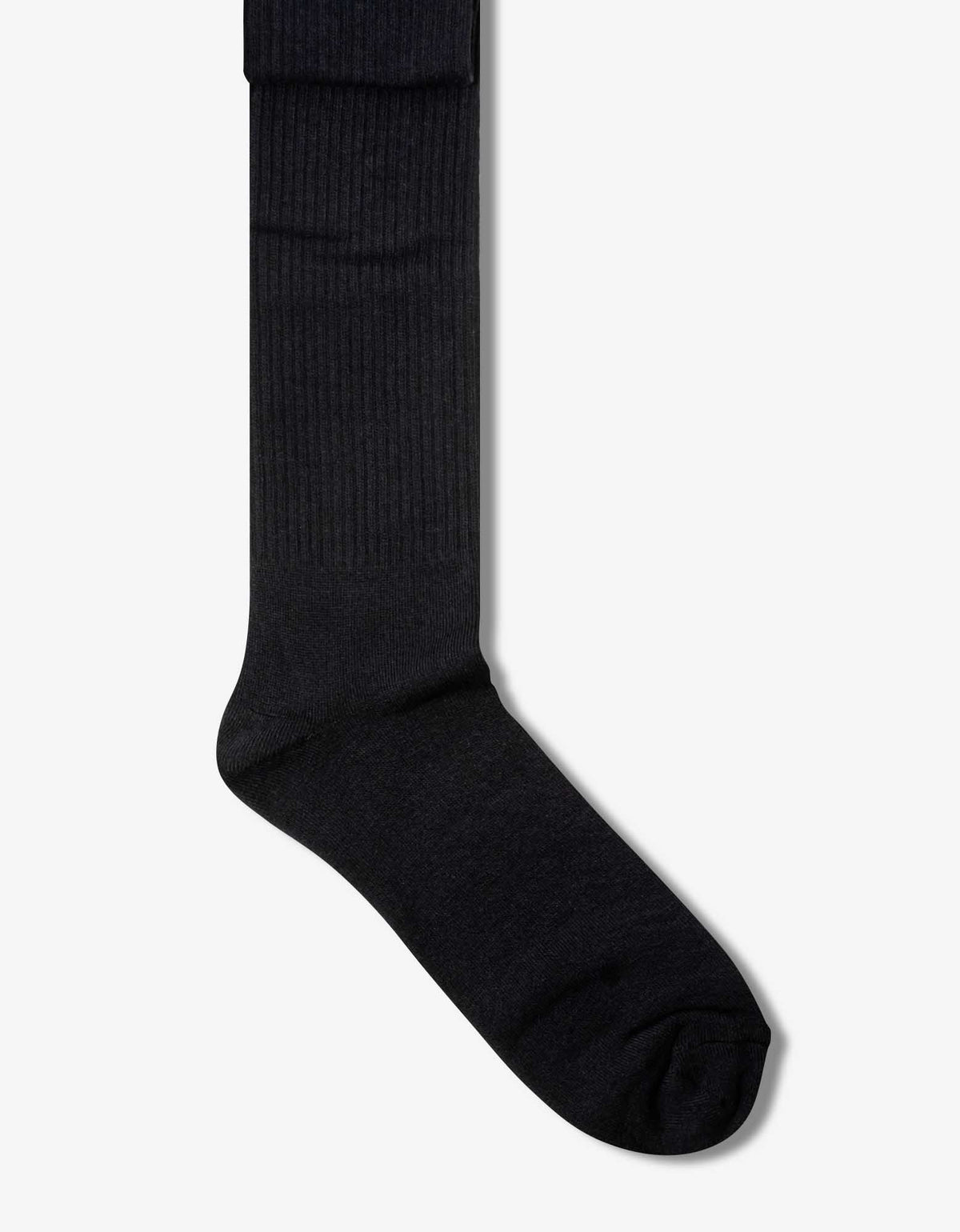 Palm Angels Black Vertical Logo Socks