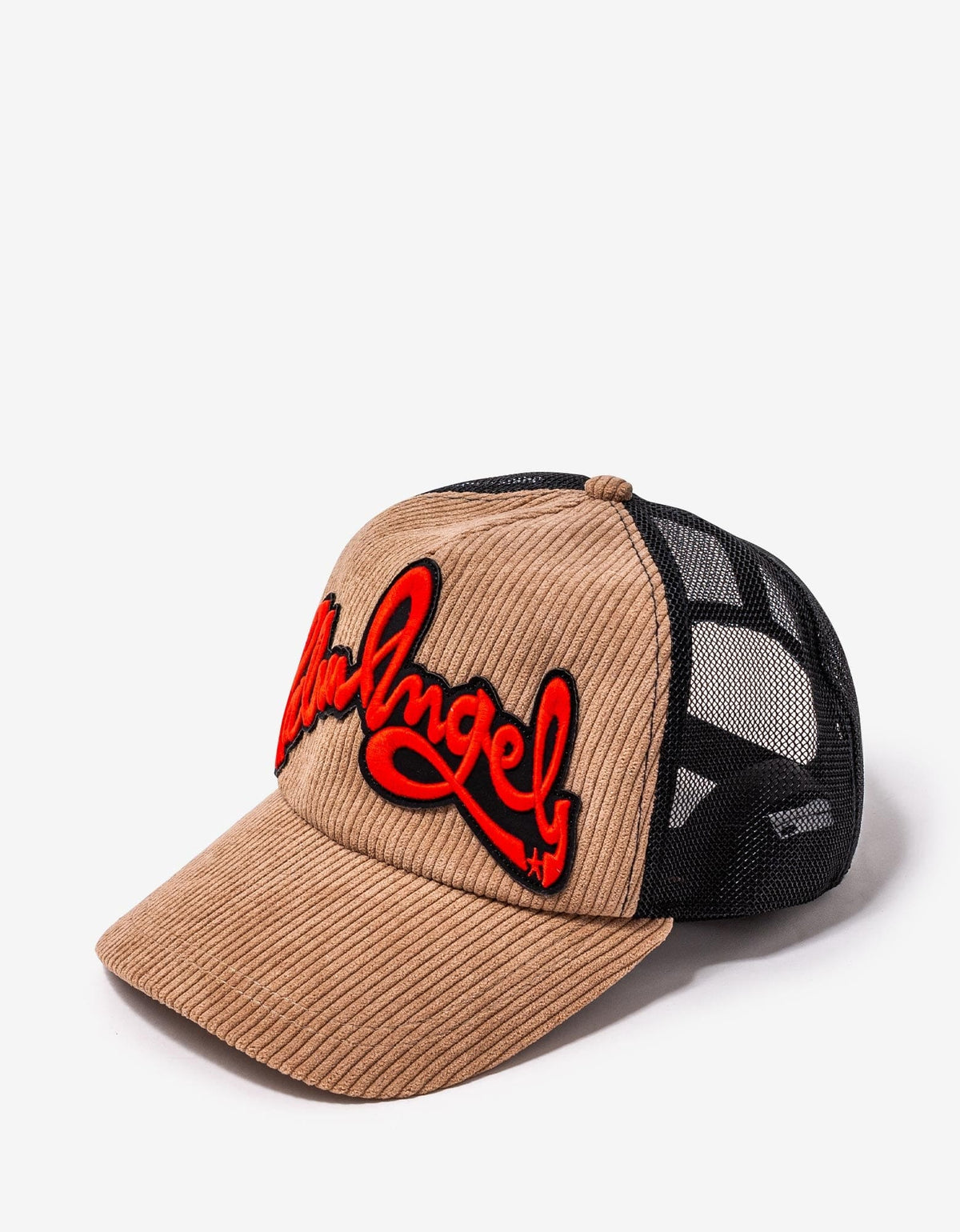 Palm Angels Corduroy Logo Trucker Hat