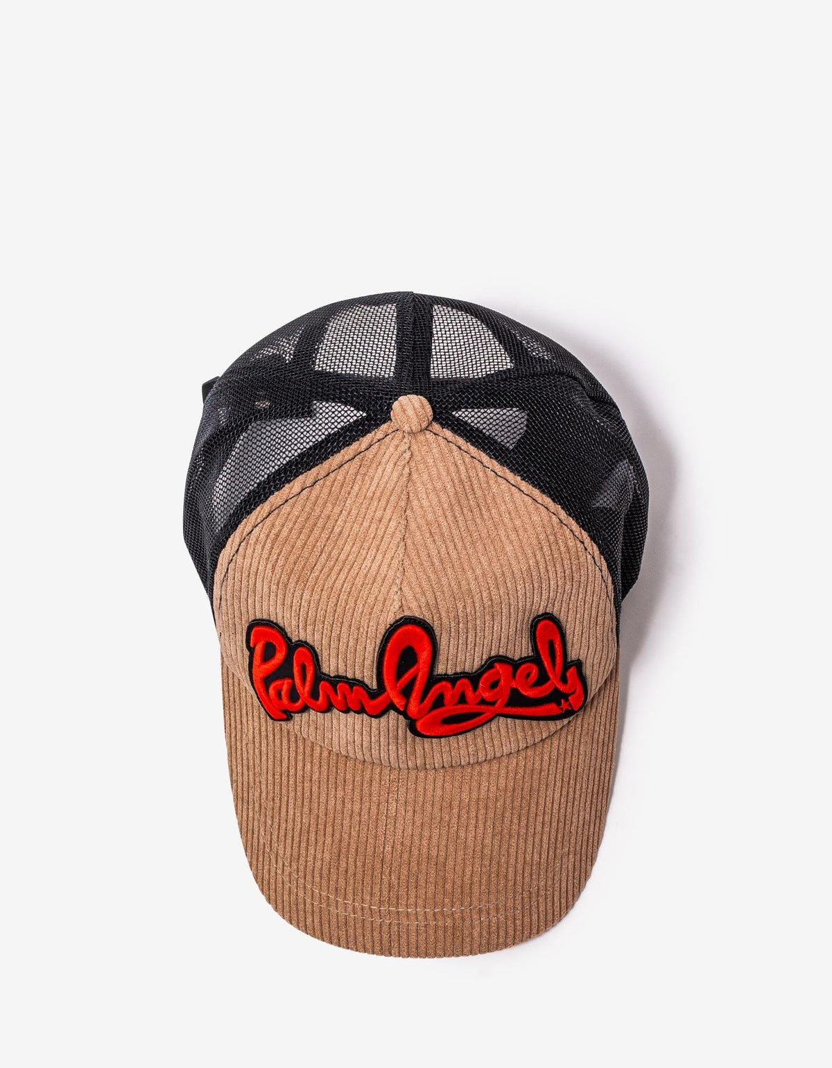 Palm Angels Corduroy Logo Trucker Hat