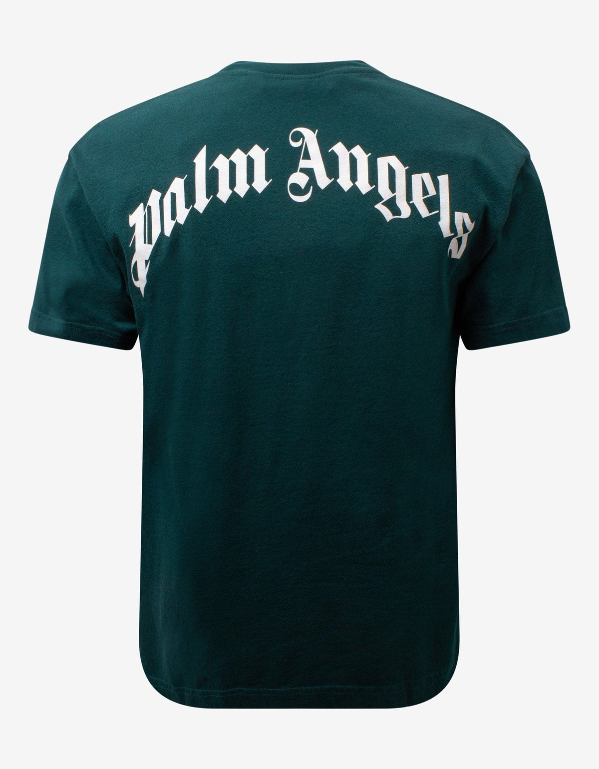 Palm Angels Green Bear Print T-Shirt