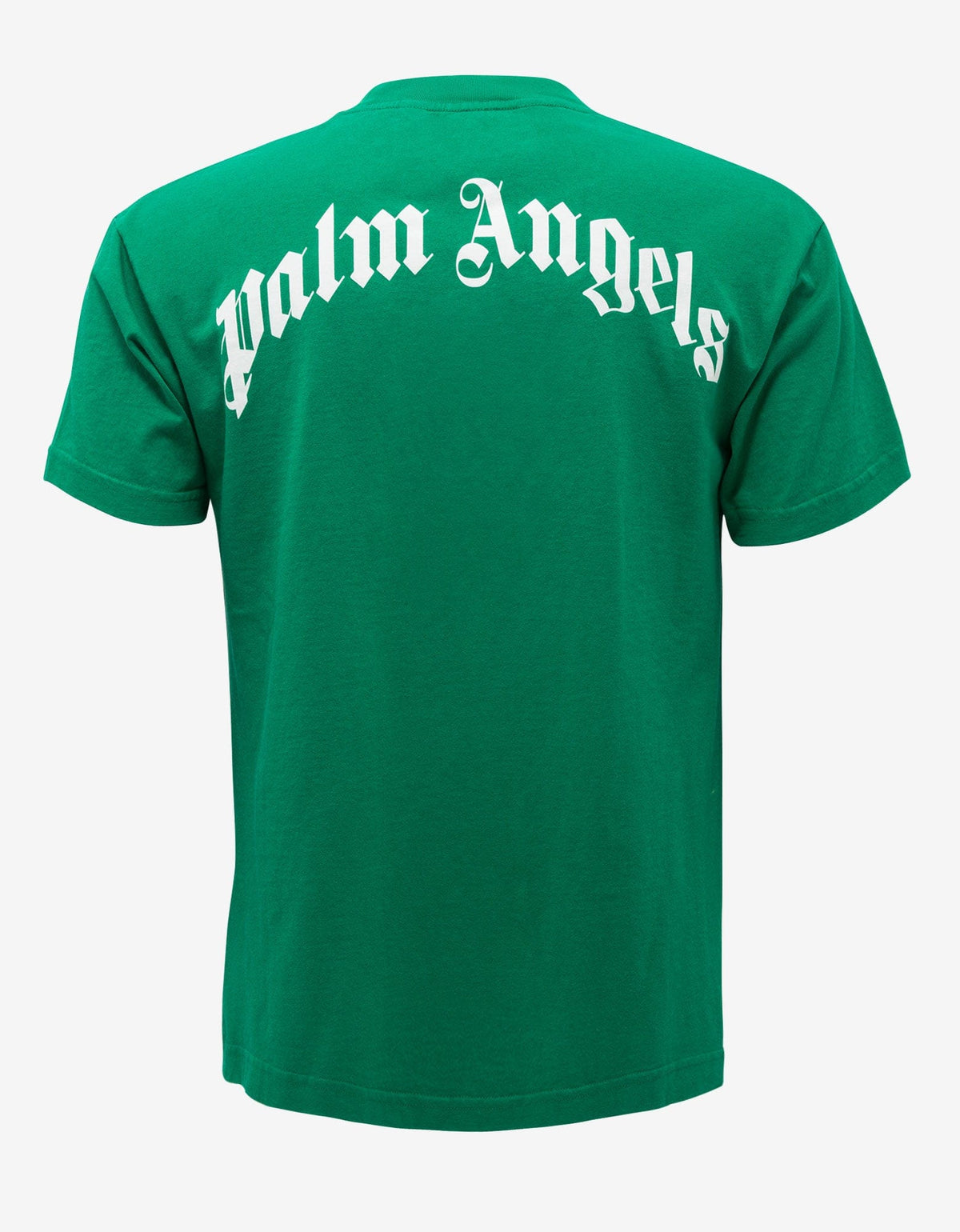 Palm Angels Green Crocodile Print T-Shirt