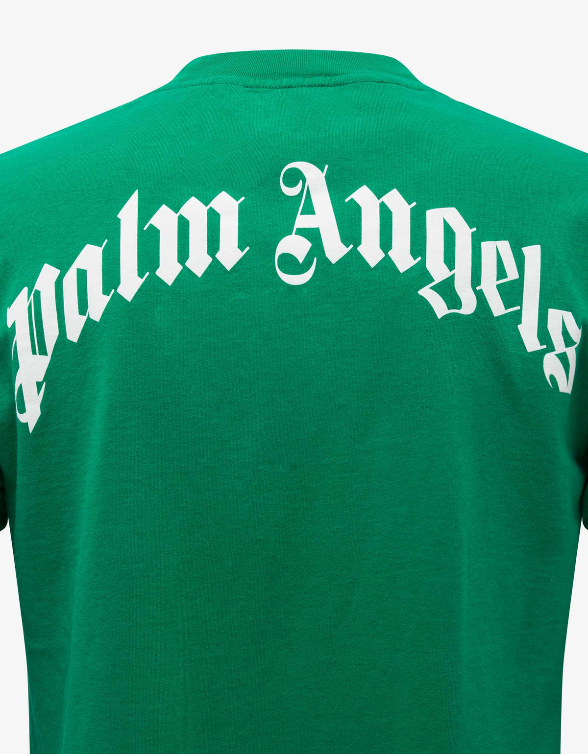 Palm Angels Green Crocodile Print T-Shirt