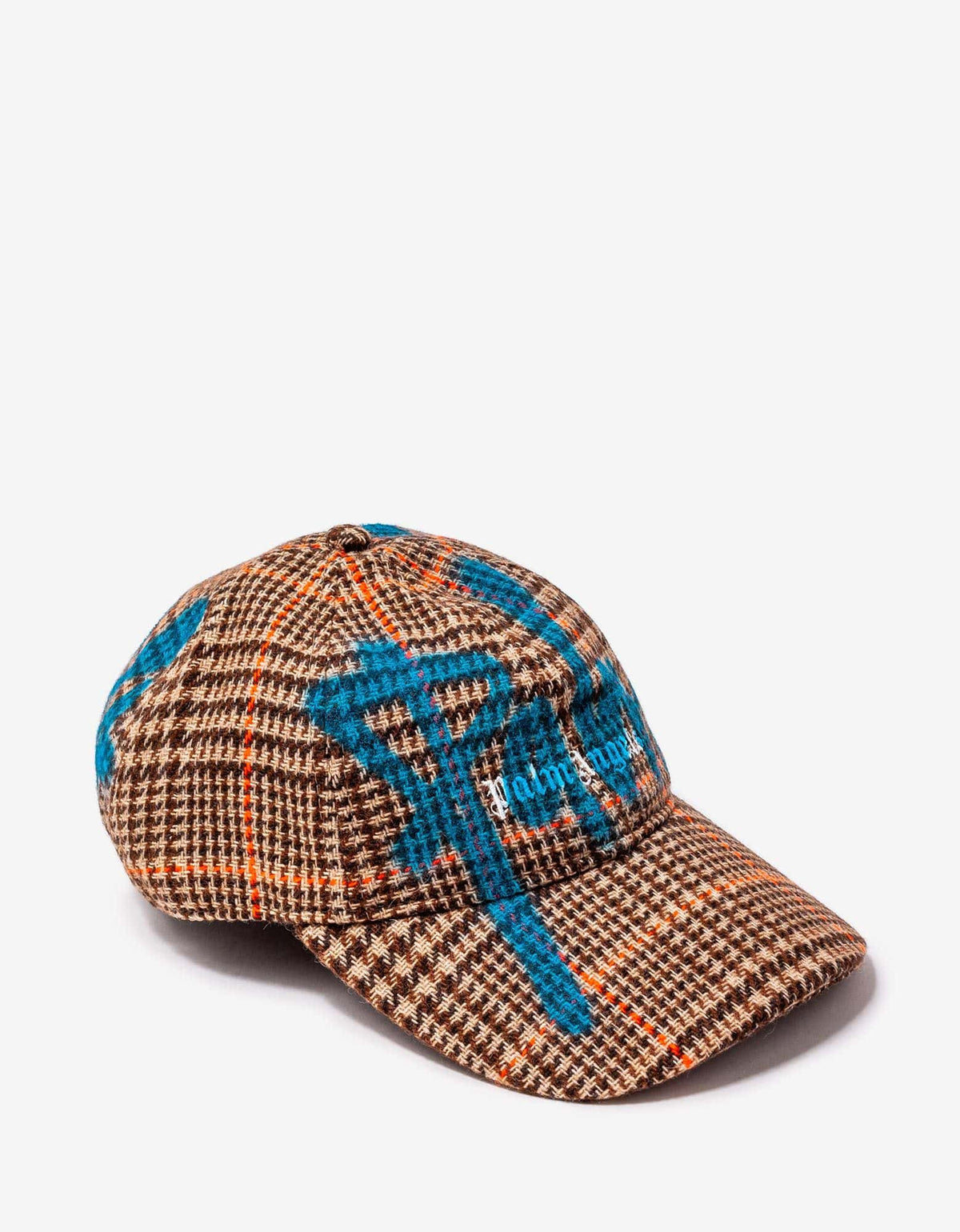 Palm Angels Houndstooth Check PXP Sprayed Cap