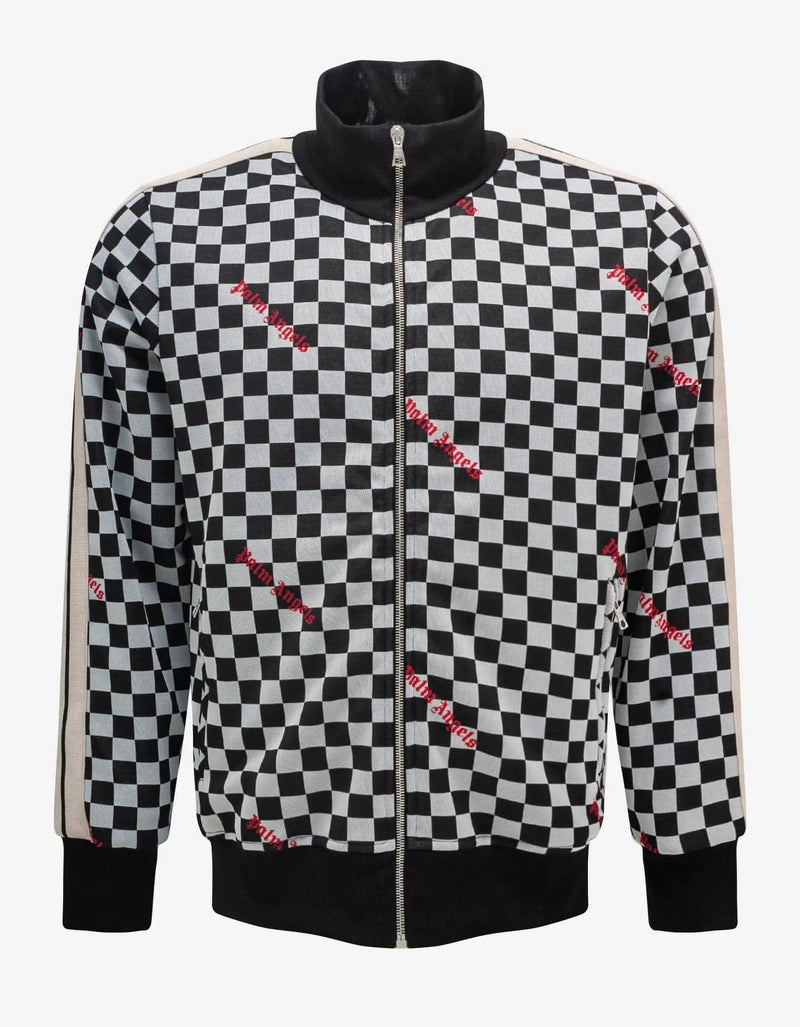 Palm Angels Jacquard Damier Track Jacket