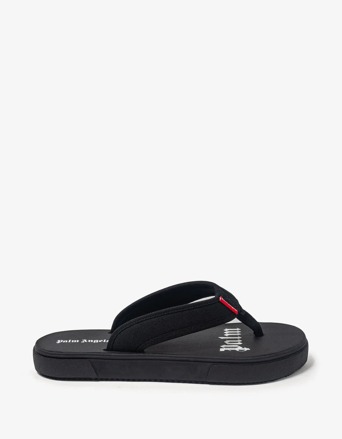 Palm Angels Palm Angels Black Logo Flip Flop Sandals