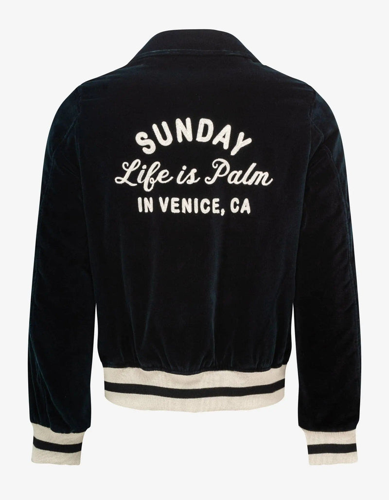 Palm Angels Palm Angels Blue Sunday Baseball Jacket