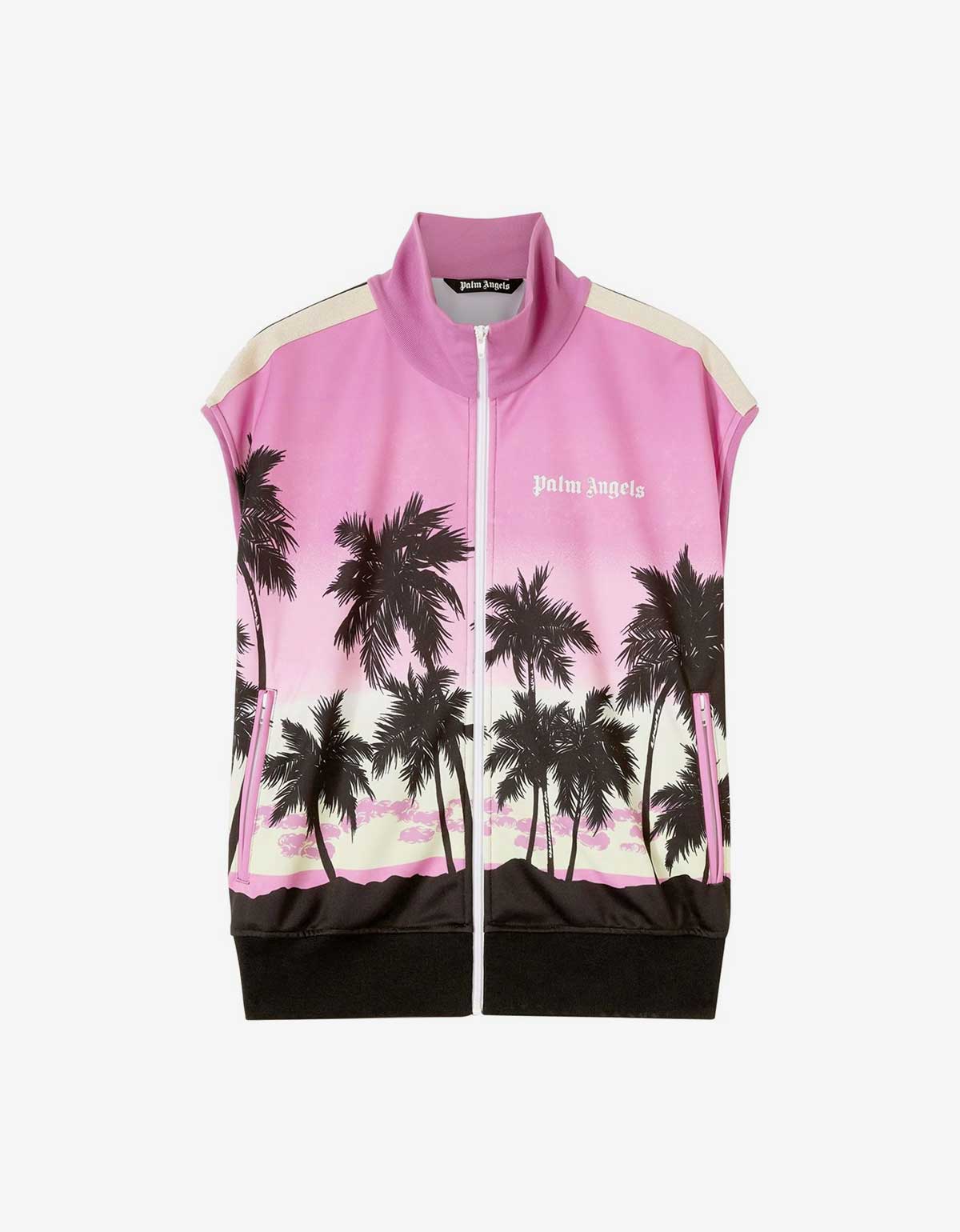 Palm Angels Pink Sunset Track Gilet