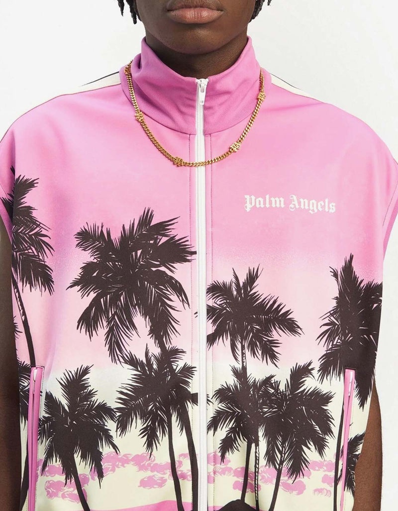 Palm Angels Pink Sunset Track Gilet