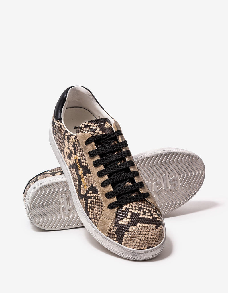 Palm Angels Python Embossed Tennis Trainers