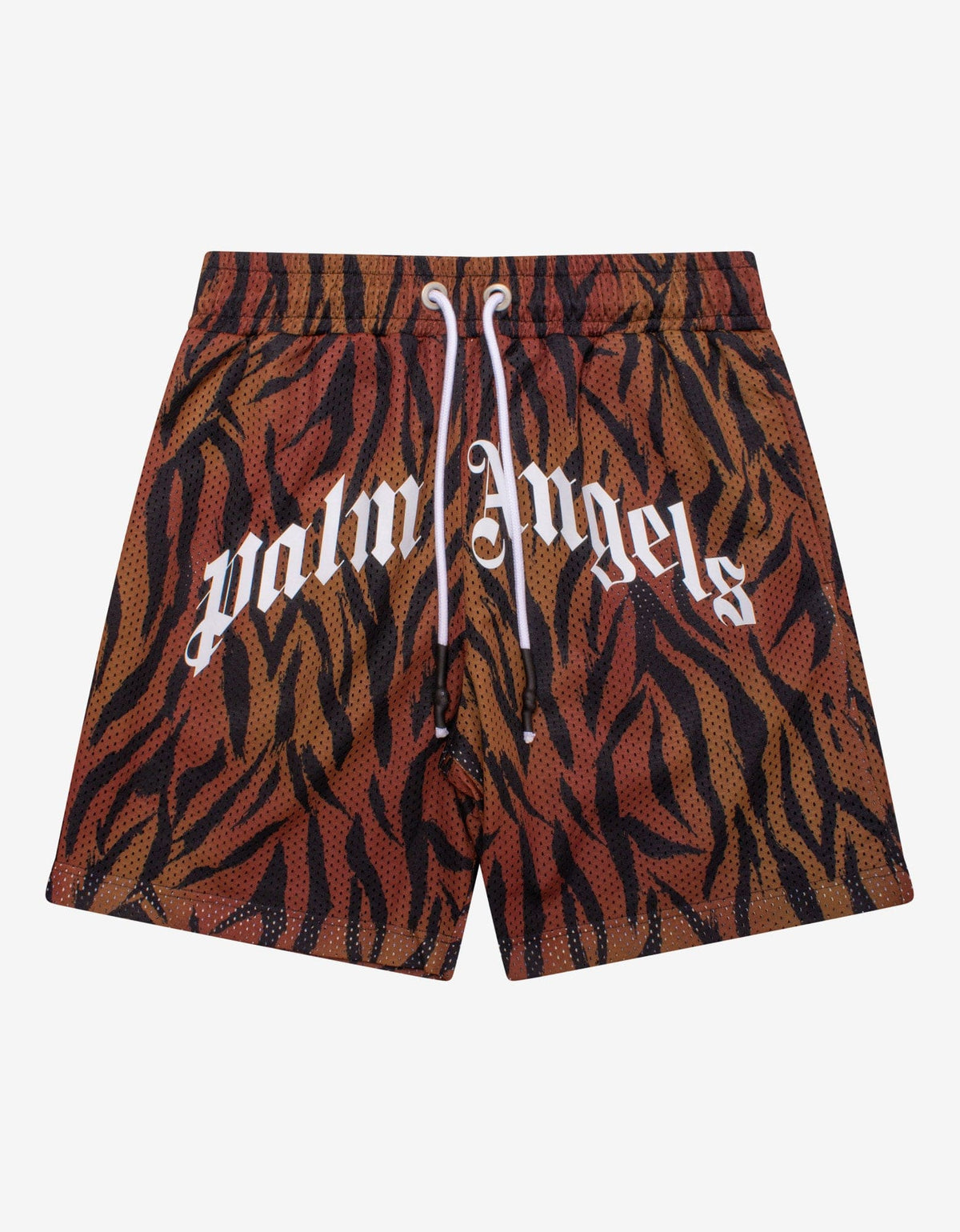 Palm Angels Tiger Print Mesh Shorts