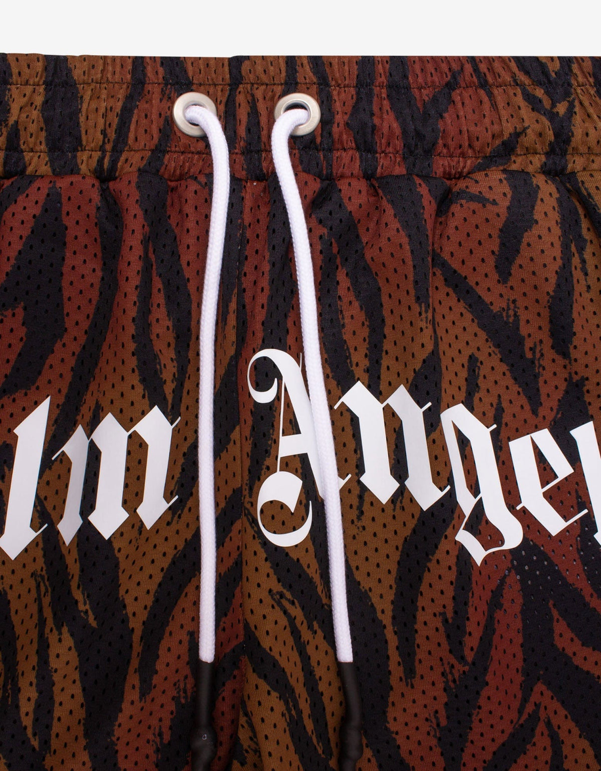 Palm Angels Tiger Print Mesh Shorts