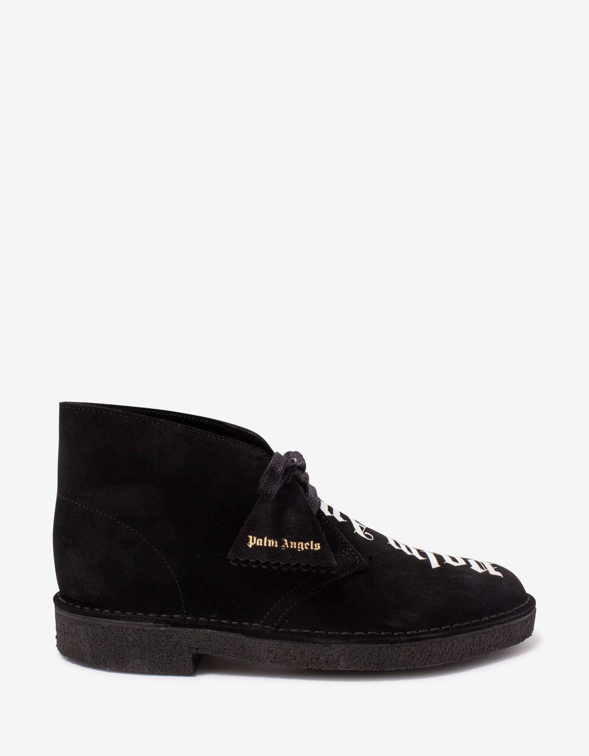 Palm Angels x Clarks Black Suede Desert Boots