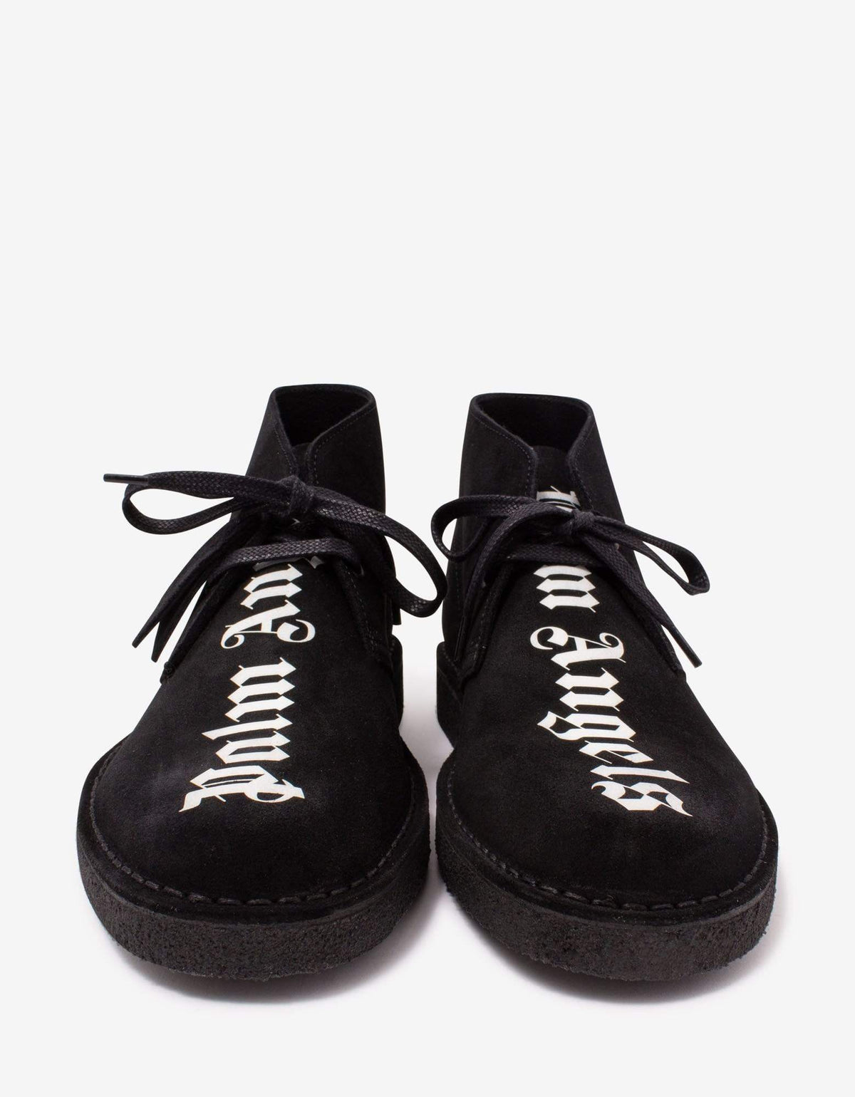 Palm Angels x Clarks Black Suede Desert Boots