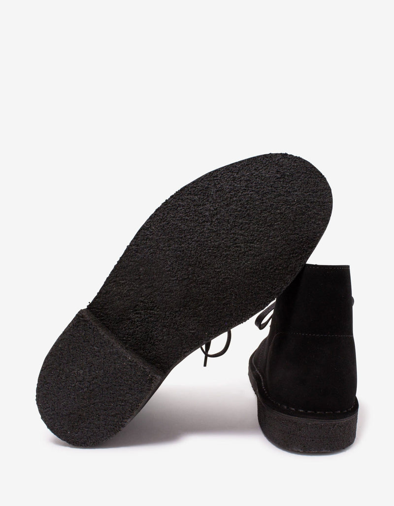 Palm Angels x Clarks Black Suede Desert Boots