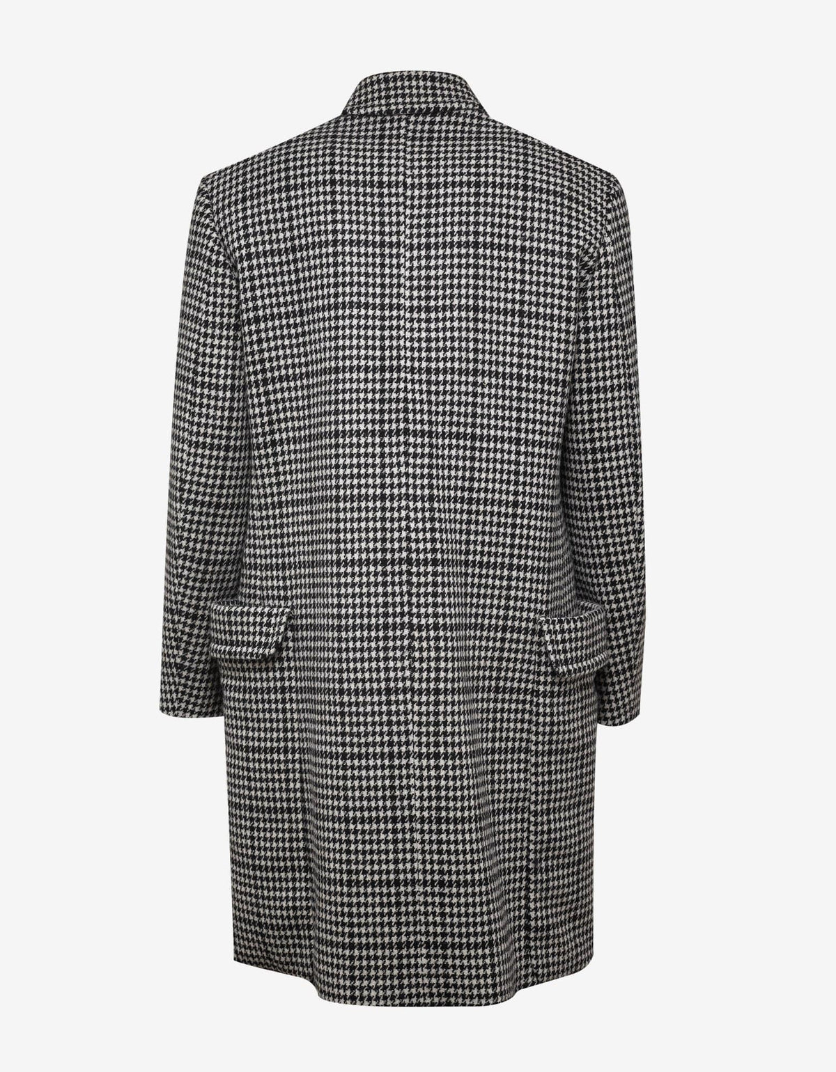 Raf Simons Houndstooth Check Wool Coat