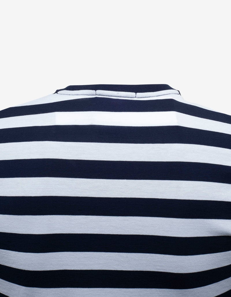 Ralph Lauren Purple Label Blue & White Striped T-Shirt