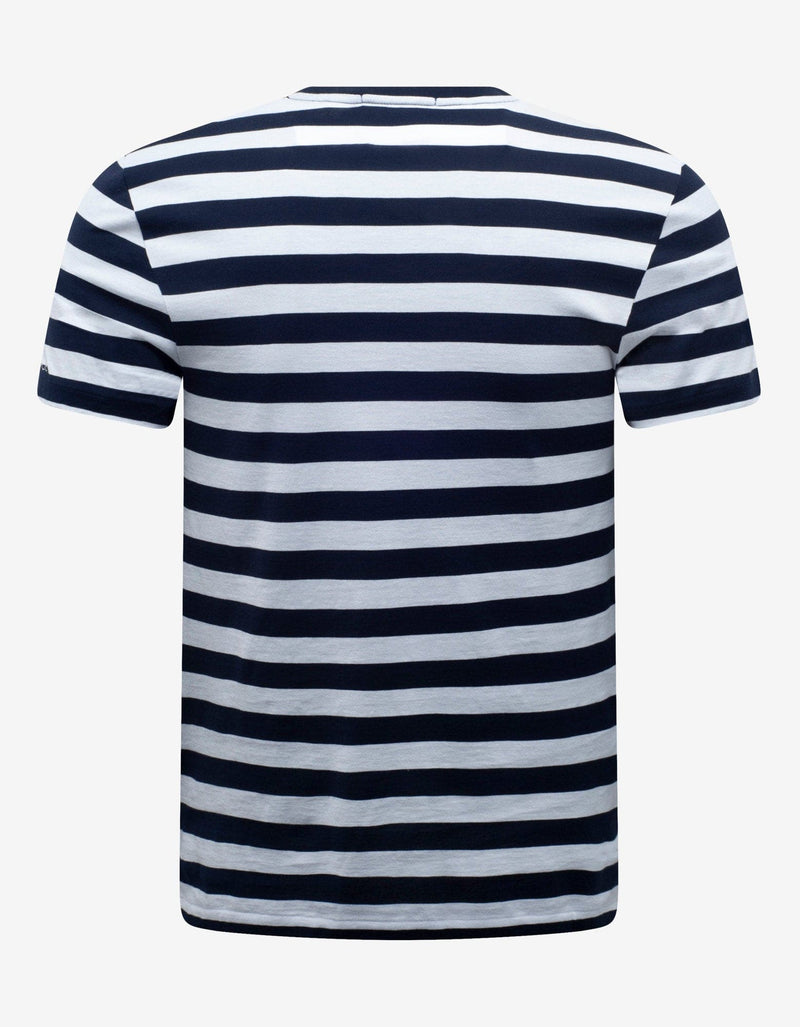 Ralph Lauren Purple Label Blue & White Striped T-Shirt