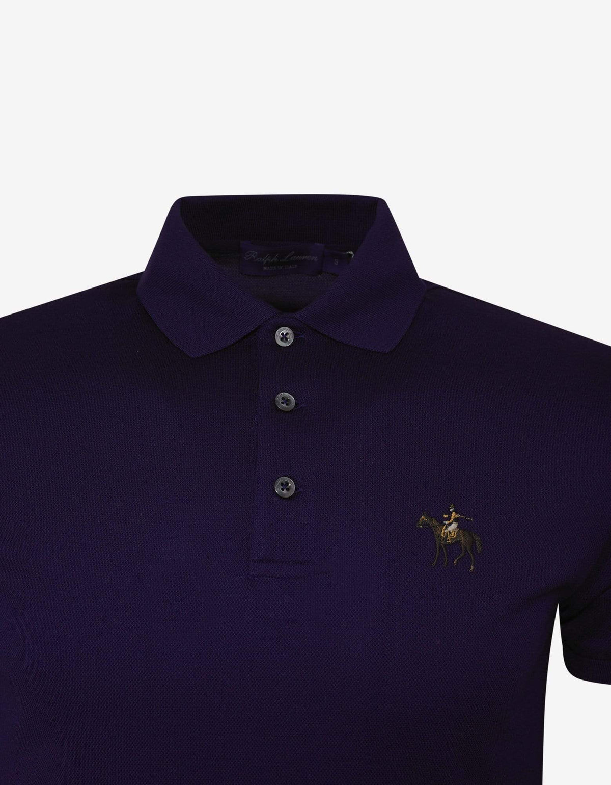 Ralph Lauren Purple Label Purple Pony Embroidery Polo T-Shirt