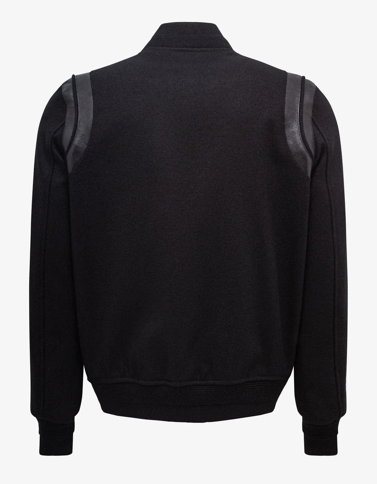 Saint Laurent All-Black Wool Teddy Jacket