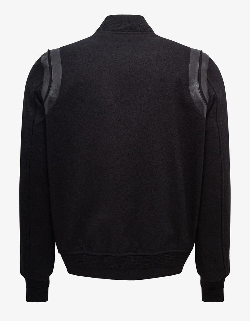 Saint Laurent All-Black Wool Teddy Jacket