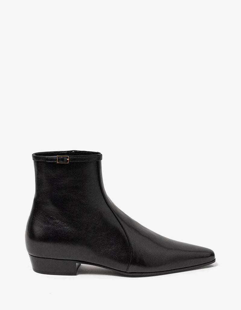 Saint Laurent Arsun Black Ankle Boots