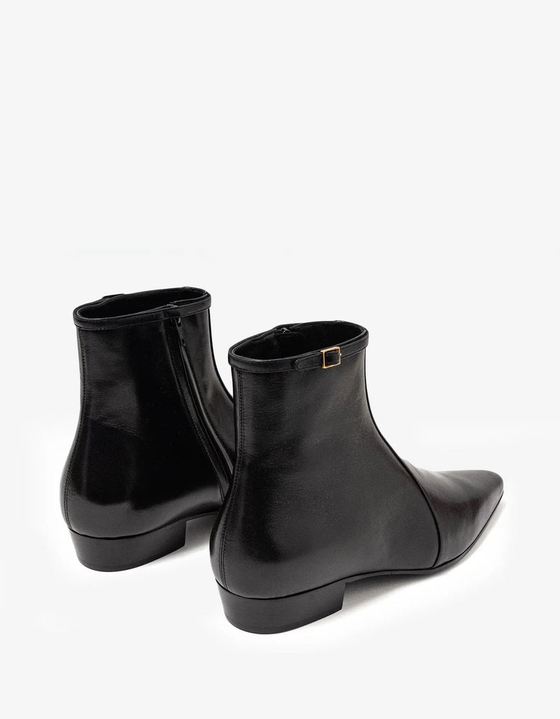 Saint Laurent Arsun Black Ankle Boots