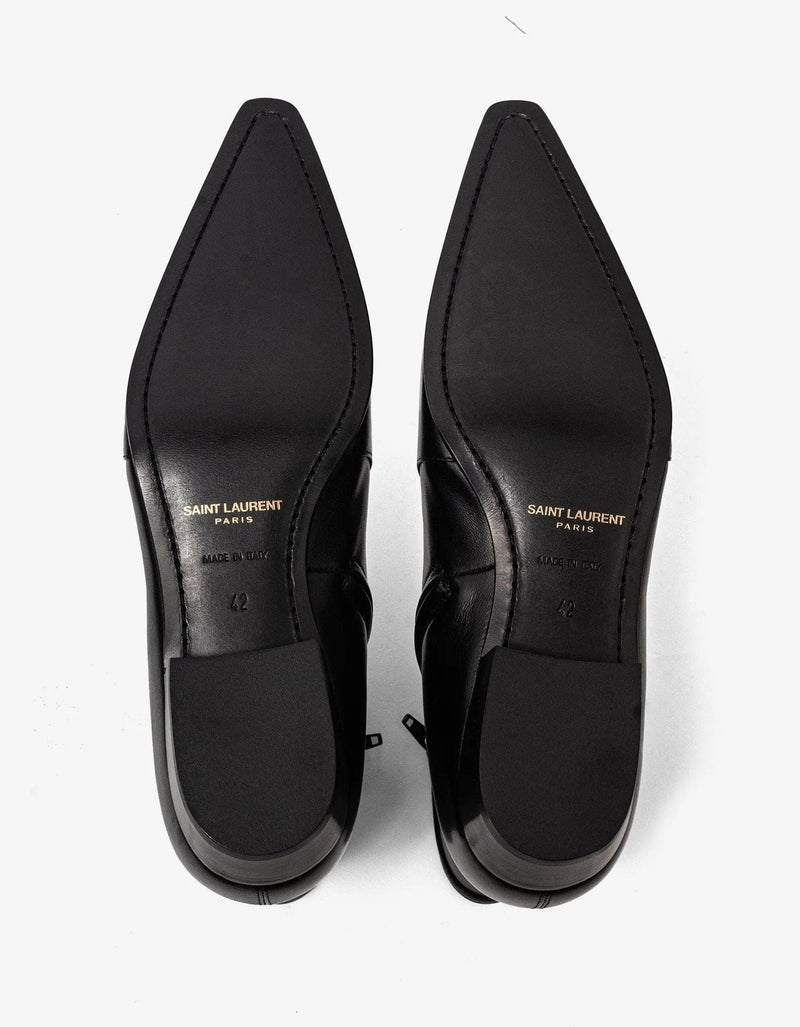 Saint Laurent Arsun Black Ankle Boots