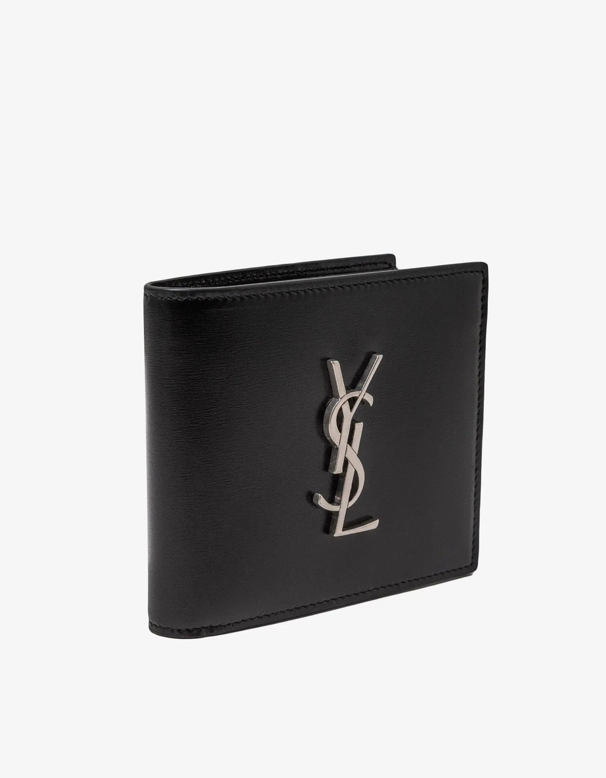 Saint Laurent Black Cassandre East/West Wallet