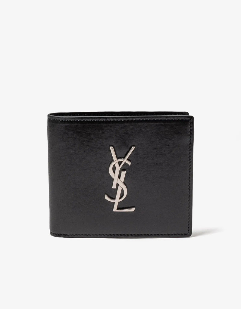 Saint Laurent Black Cassandre East/West Wallet